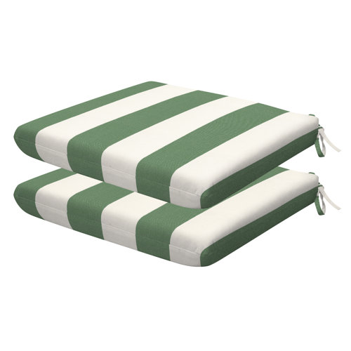 Meridian Outdoor Square Dining Seat Cushion (Set of 2)